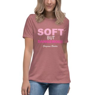 Gorgeous Baddie Soft But Dangerous Women's Tee Front