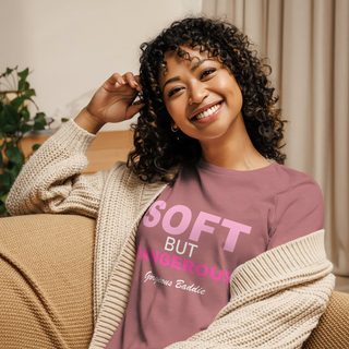 Gorgeous Baddie Soft But Dangerous Women's Tee Front