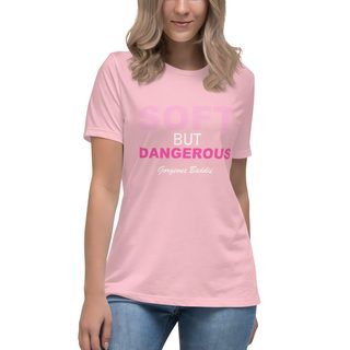 Gorgeous Baddie Soft But Dangerous Women's Tee Front
