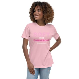 Gorgeous Baddie Soft But Dangerous Women's Tee Front