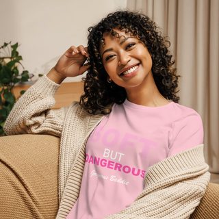 Gorgeous Baddie Soft But Dangerous Women's Tee Front
