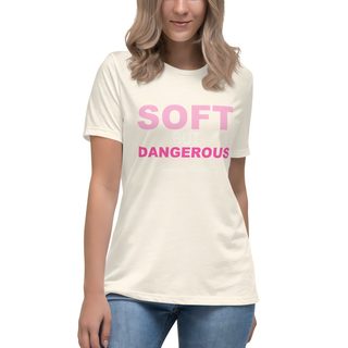 Gorgeous Baddie Soft But Dangerous Women's Tee Front