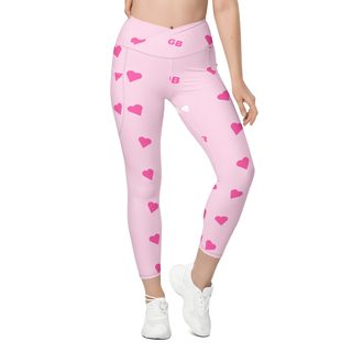 Gorgeous Baddie Hearts Leggings belt_front
