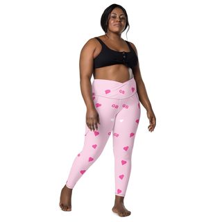 Gorgeous Baddie Hearts Leggings pocket