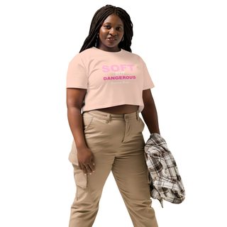 Gorgeous Baddie Soft But Dangerous Crop Top Front