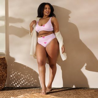 Gorgeous Baddie Hearts Bikini Front