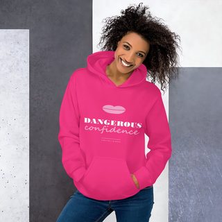 Gorgeous Baddie Dangerous Confidence Lux Hoodie Front