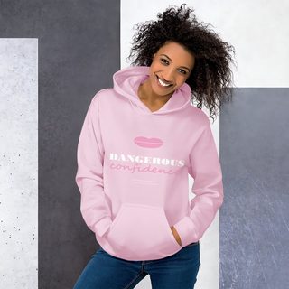 Gorgeous Baddie Dangerous Confidence Lux Hoodie Front
