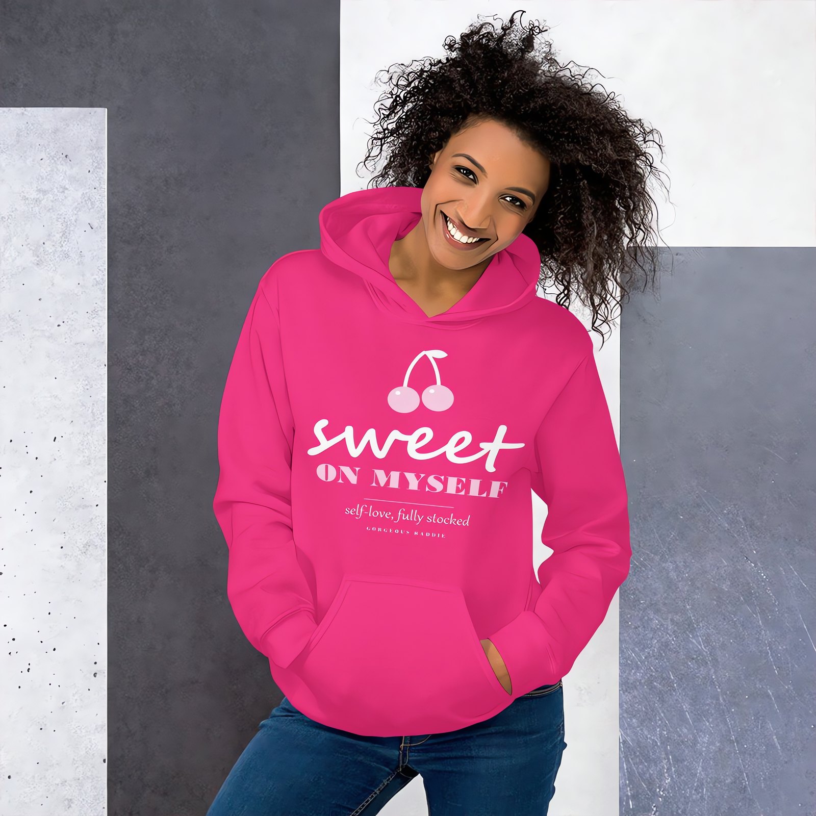 Gorgeous Baddie Sweet On Myself Love Notes Hoodie