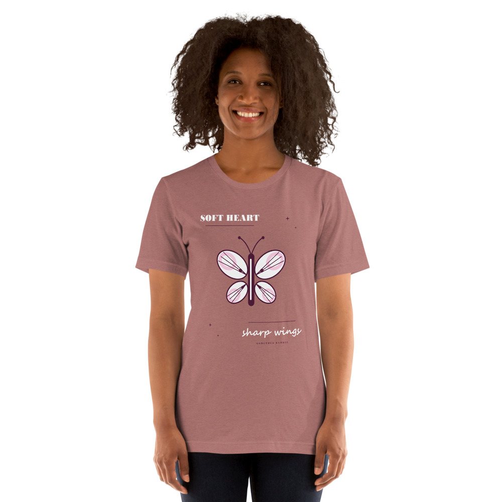 Gorgeous Baddie Soft Heart Sharp Wings Boutique Tee