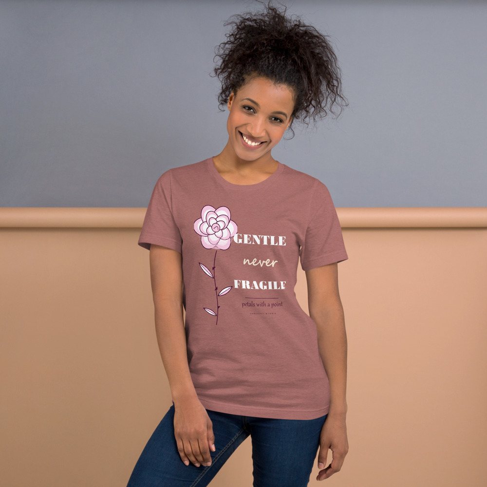 Gorgeous Baddie Gentle Never Fragile Boutique Tee Front