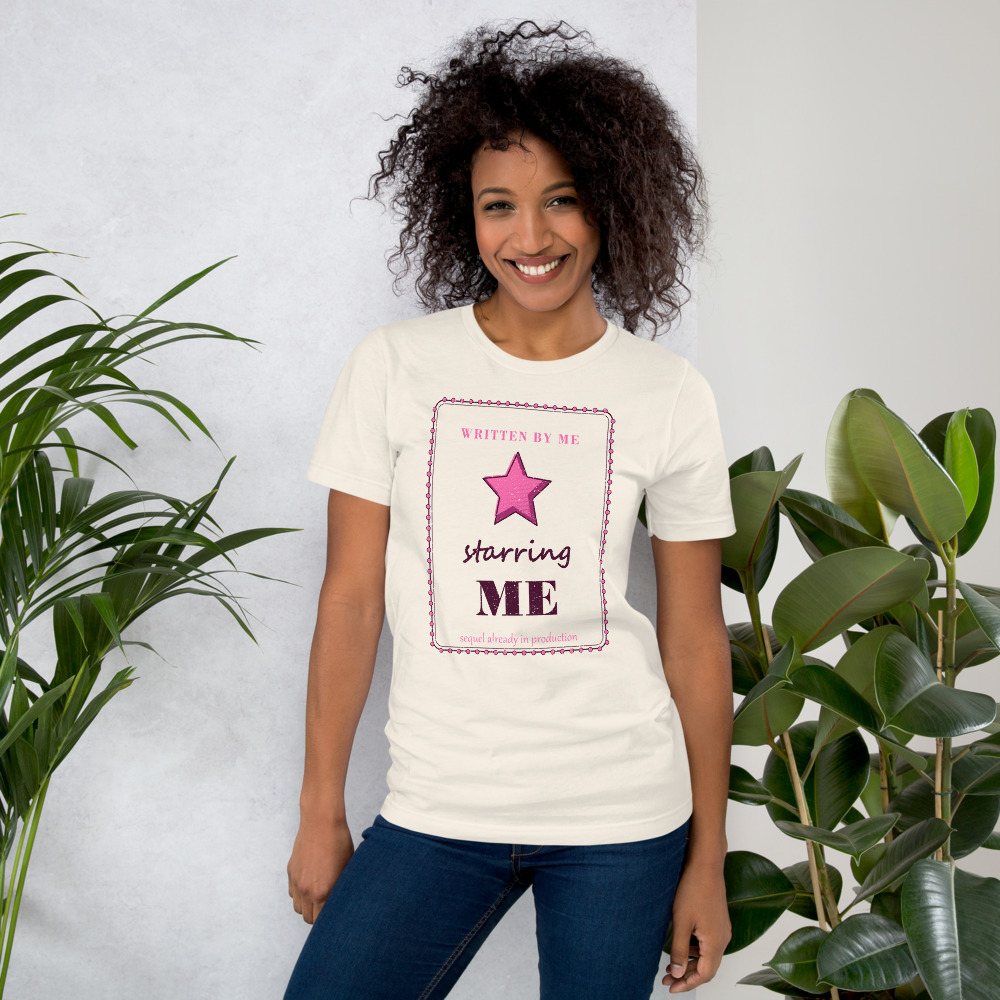 Gorgeous Baddie Written By Me Starring Me Boutique Tee White Front