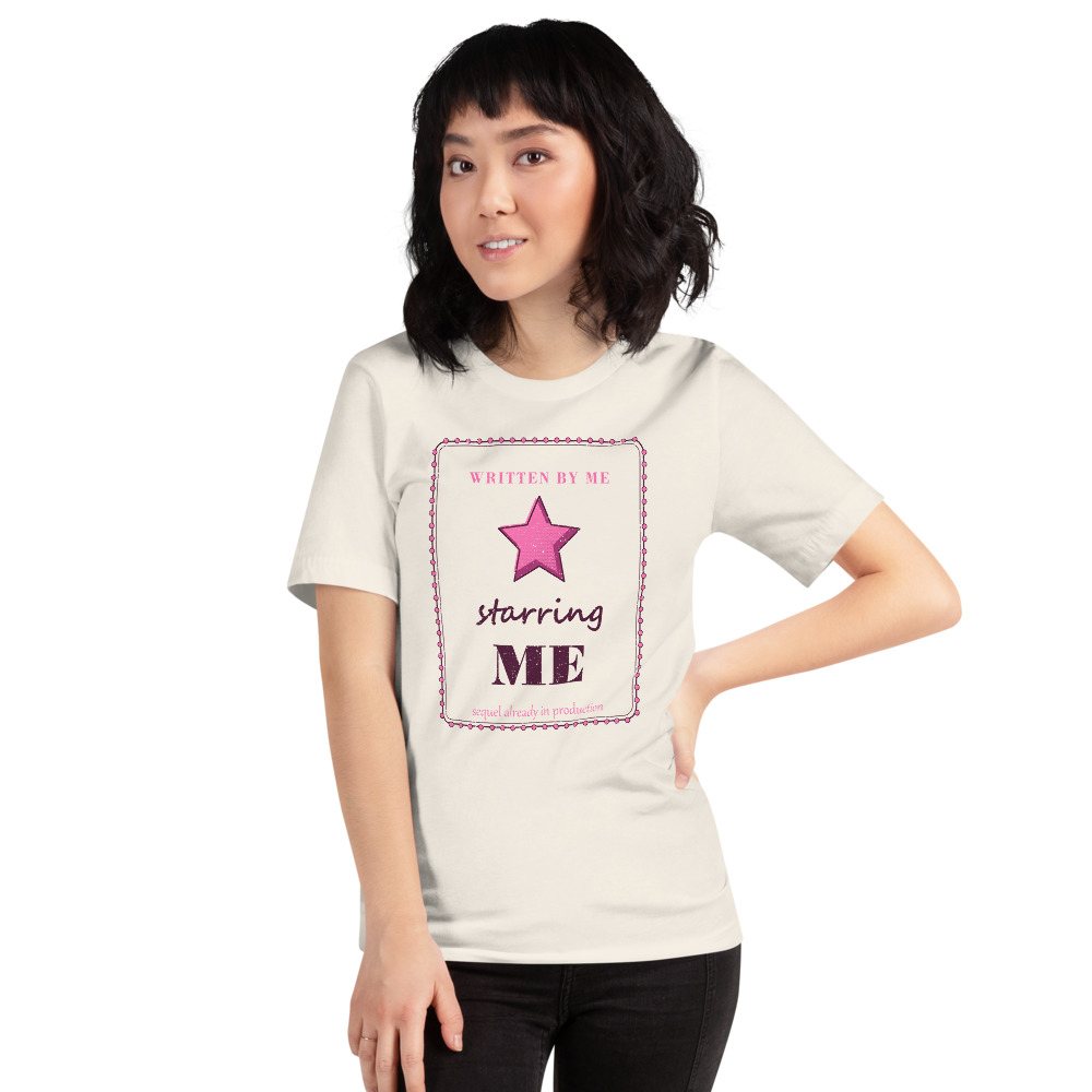 Gorgeous Baddie Written By Me Starring Me Boutique Tee White Front
