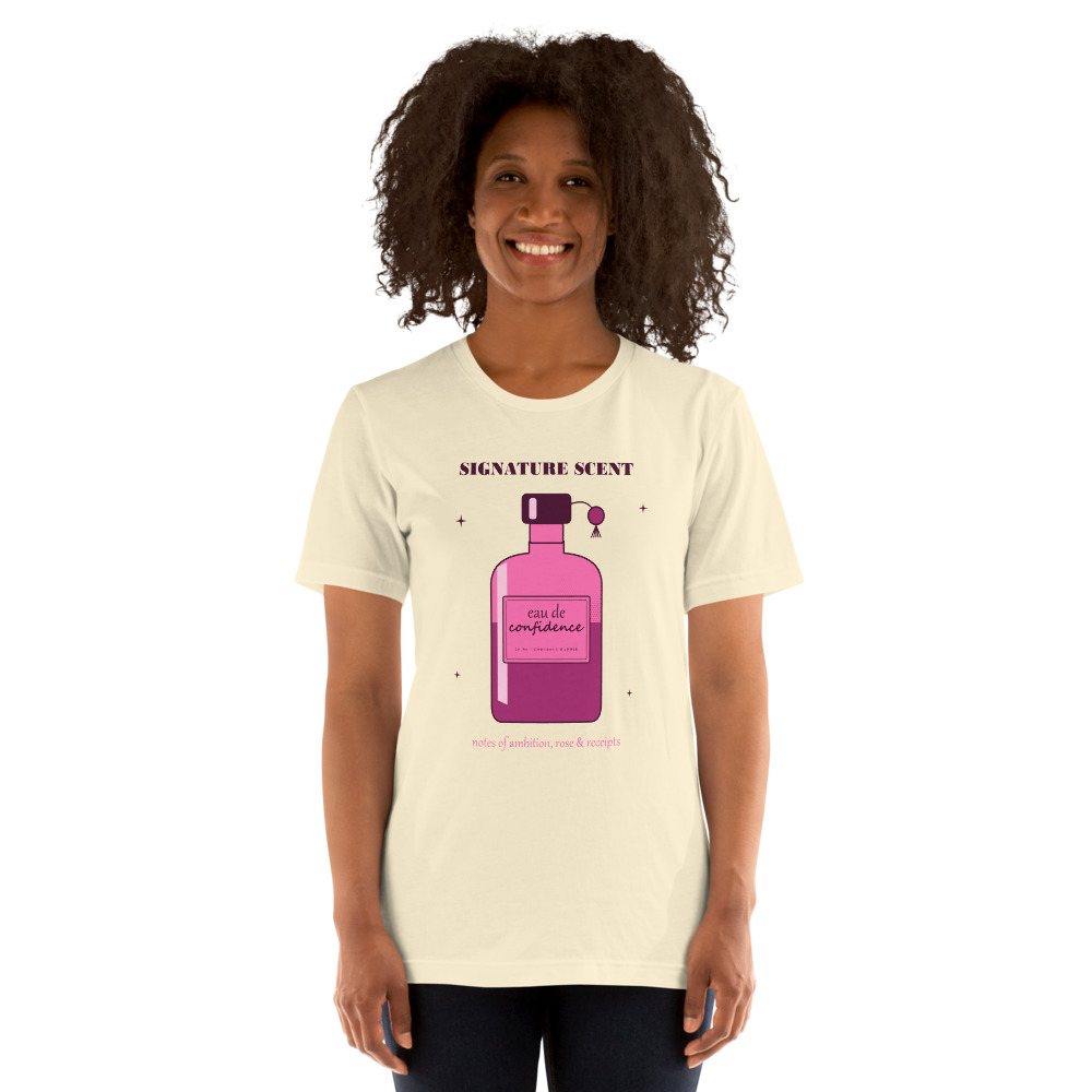 Gorgeous Baddie Signature Scent Confidence Boutique Tee White