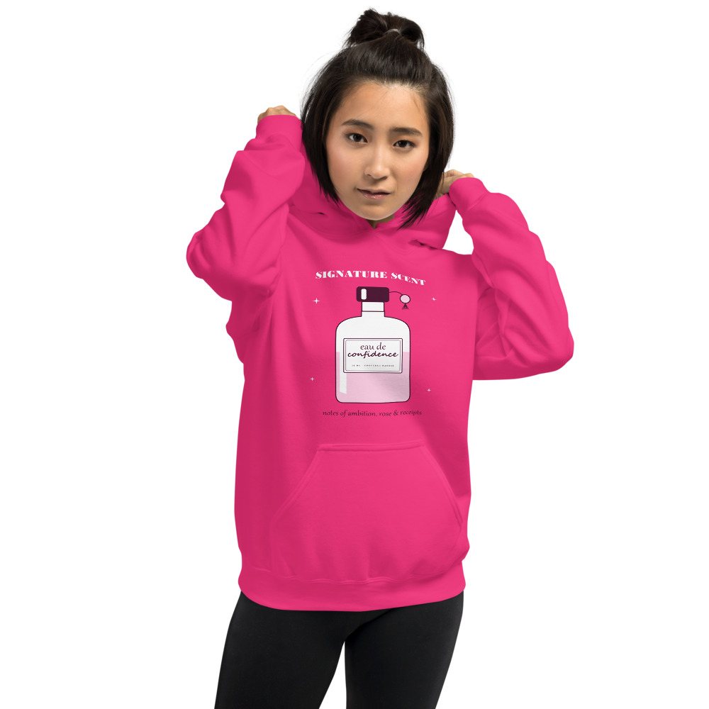 Gorgeous Baddie Signature Scent Confidence Boutique Hoodie Front