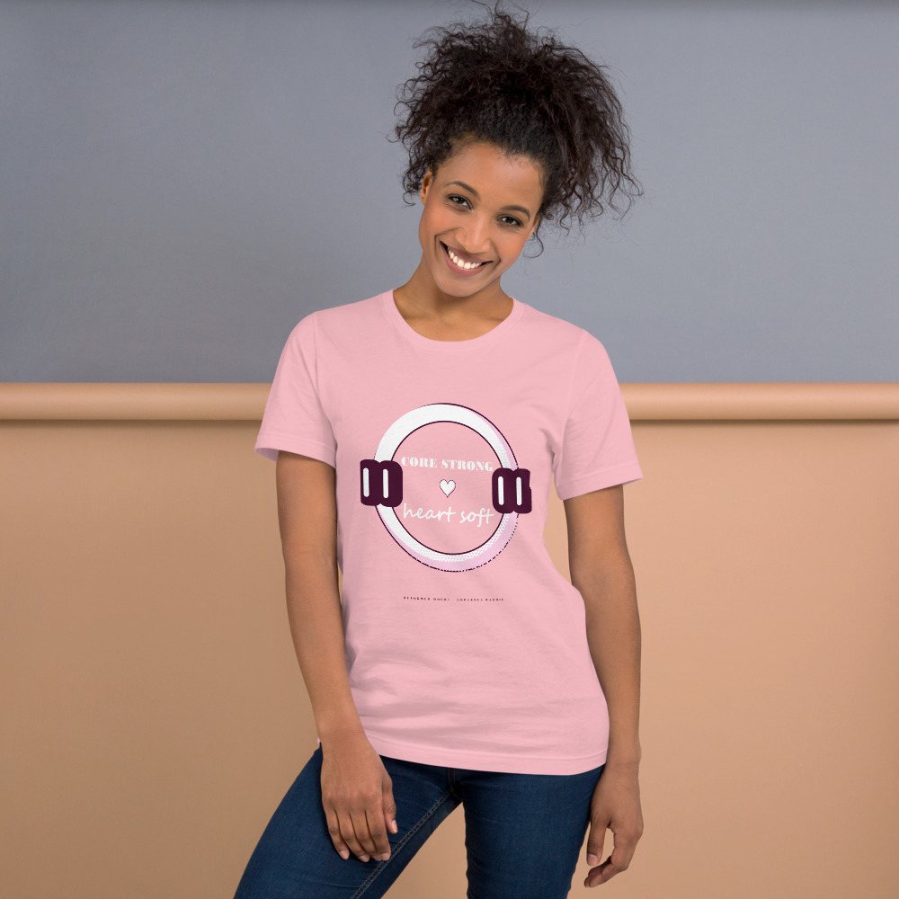 Gorgeous Baddie Core Strong Heart Soft Boutique Tee Front
