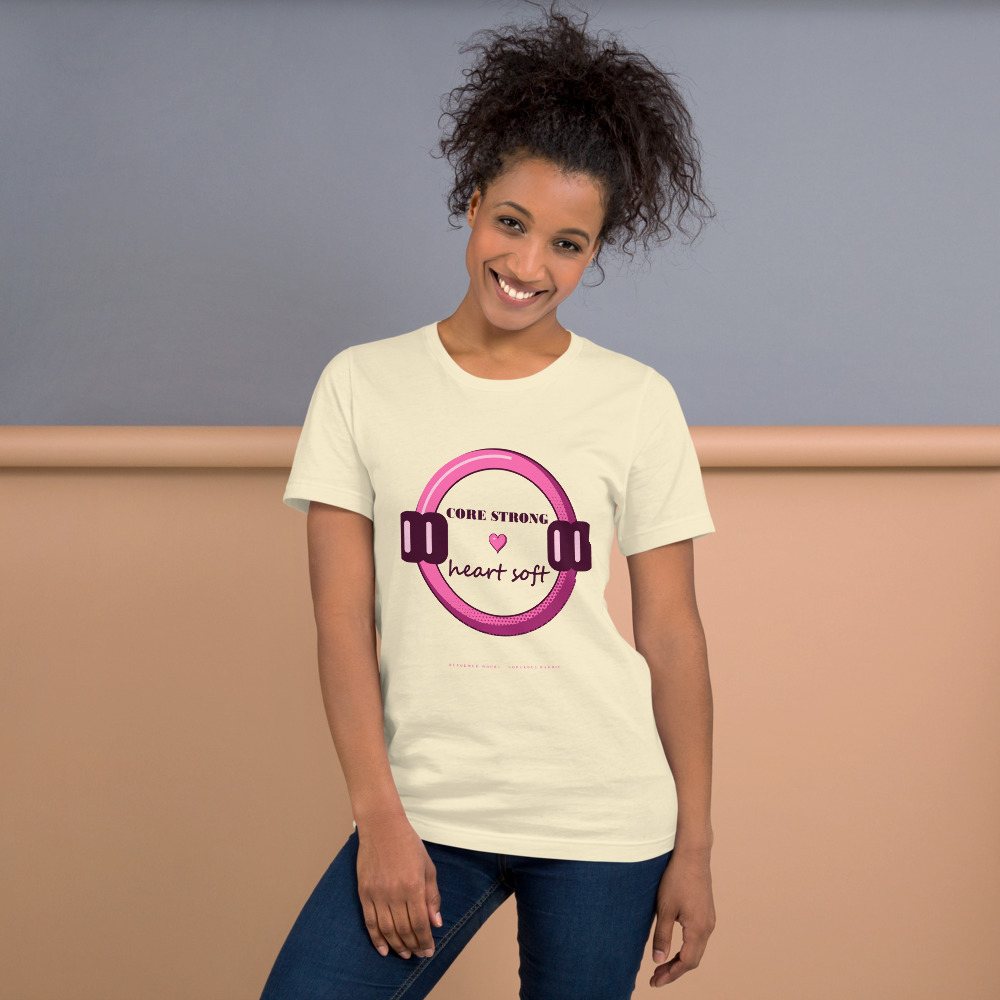 Gorgeous Baddie Core Strong Heart Soft Boutique Tee White