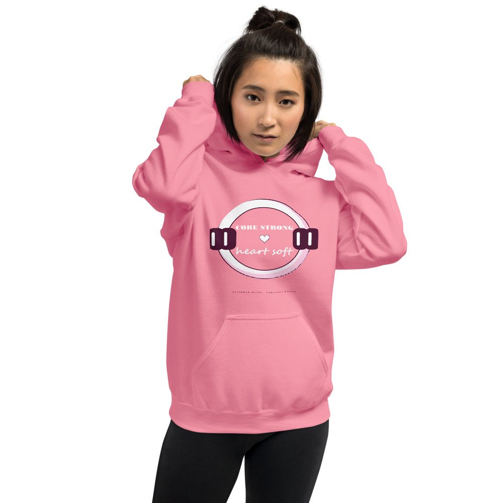 Gorgeous Baddie Core Strong Heart Soft Boutique Hoodie Front