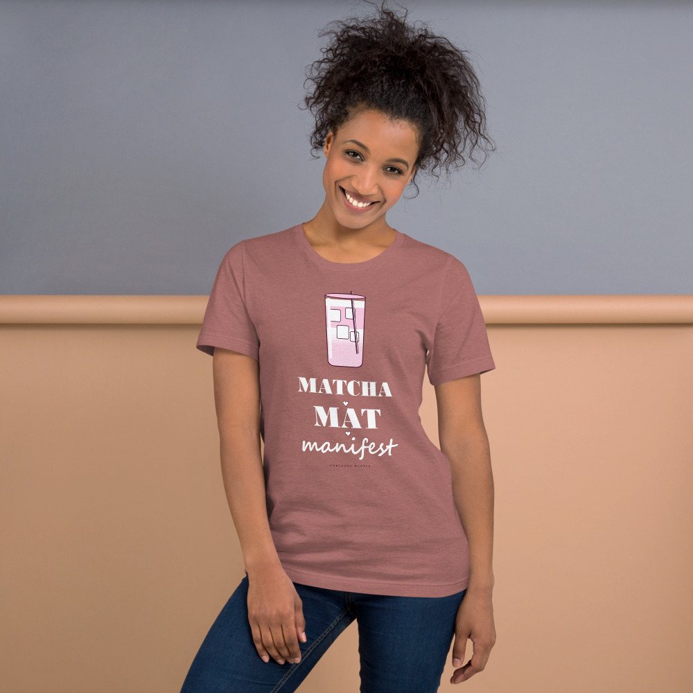 Gorgeous Baddie Matcha Mat Manifest Boutique Tee Front
