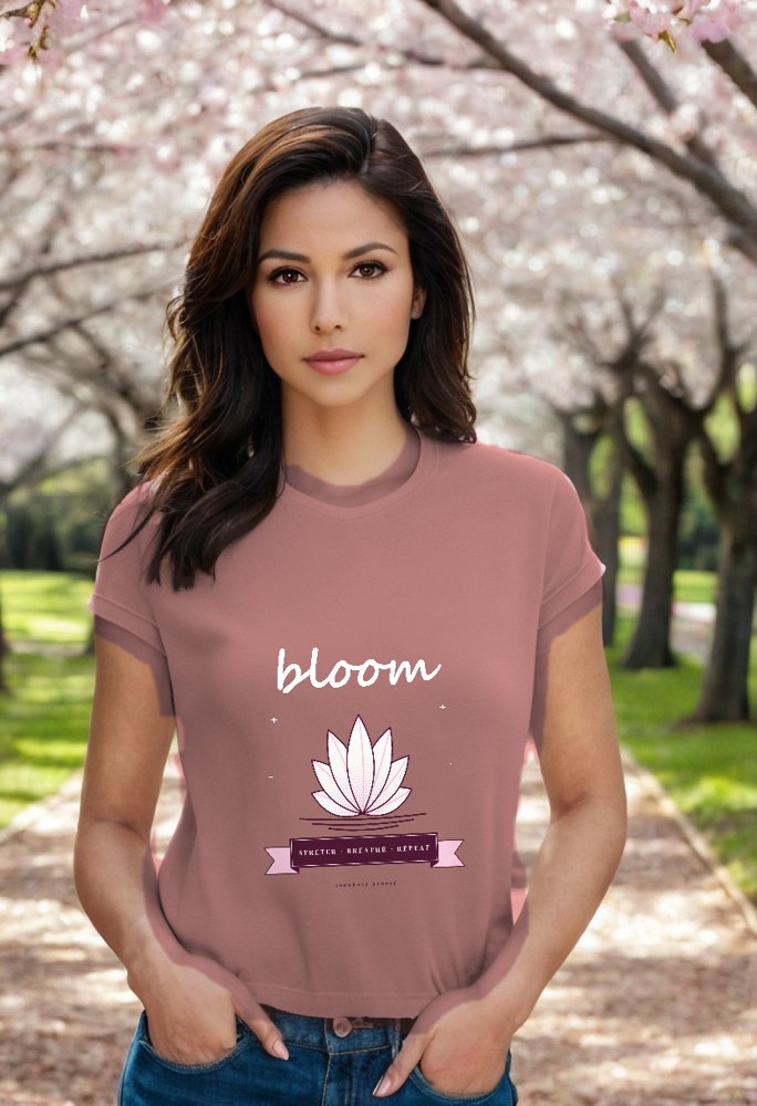 Gorgeous Baddie Stretch Breathe Bloom Boutique Tee Lifestyle