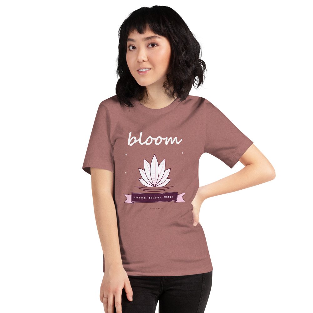 Gorgeous Baddie Stretch Breathe Bloom Boutique Tee Front