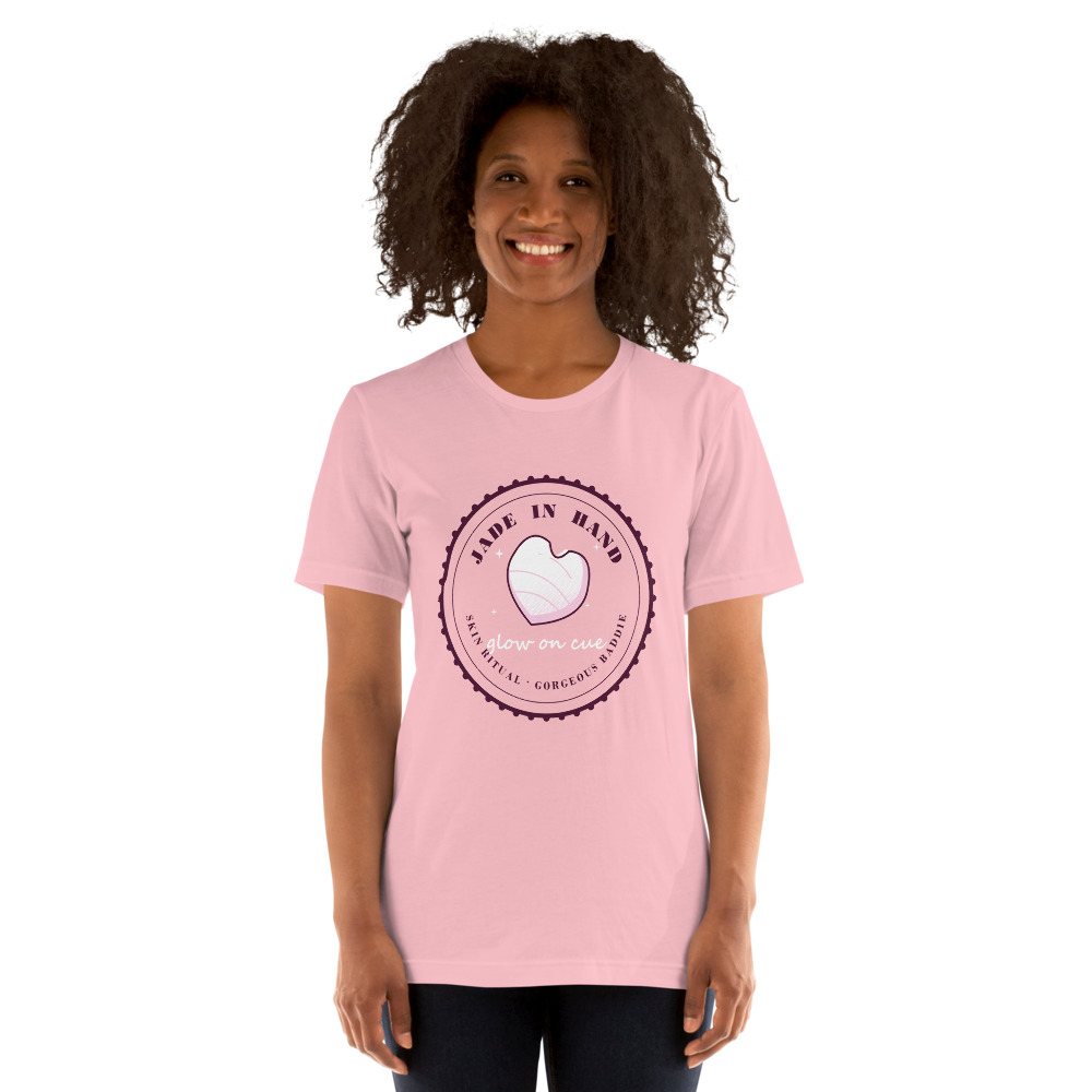 Gorgeous Baddie Jade In Hand Glow Boutique Tee Front