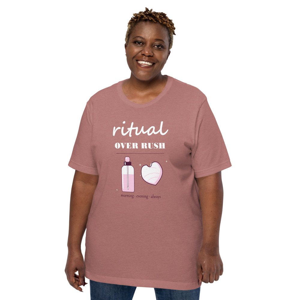 Gorgeous Baddie Ritual Over Rush Boutique Tee Front