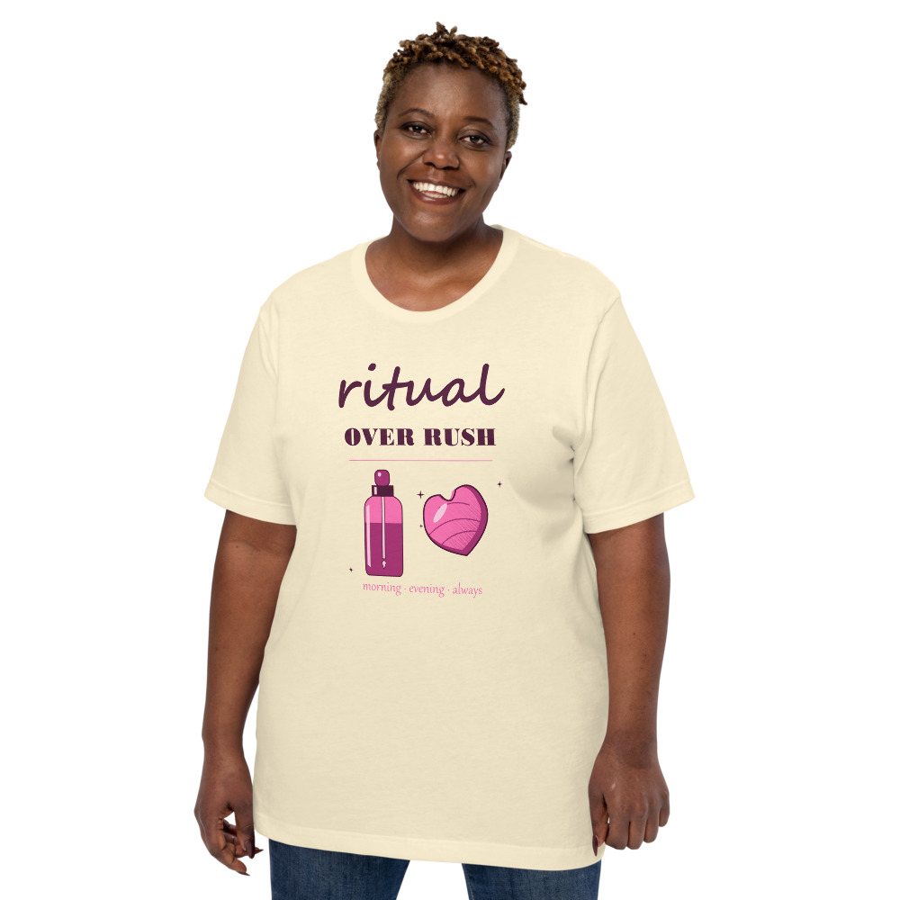 Gorgeous Baddie Ritual Over Rush Boutique Tee White Front