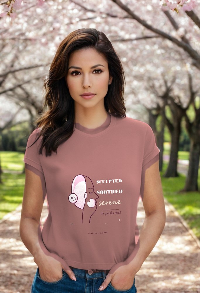 Gorgeous Baddie Sculpted Soothed Serene Boutique Tee Lifestyle