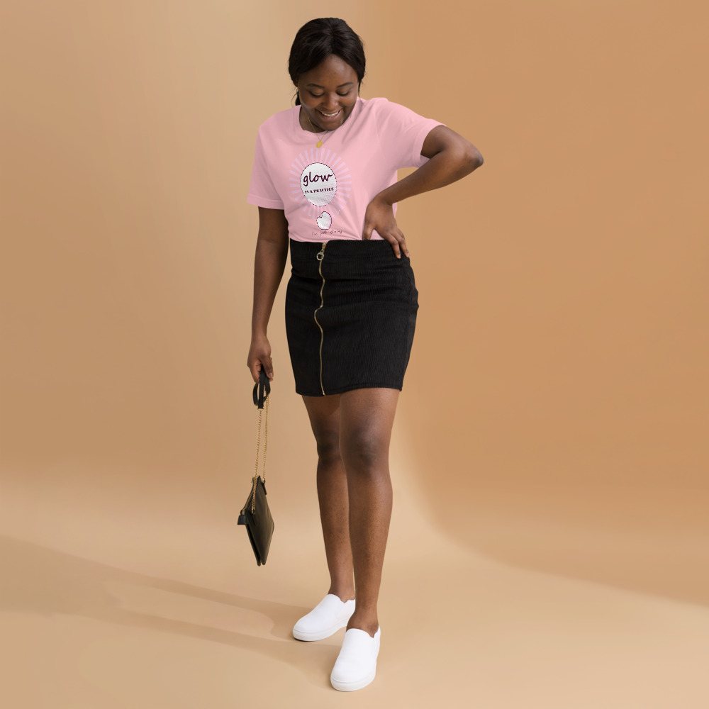 Gorgeous Baddie Glow Is A Practice Boutique Tee Front