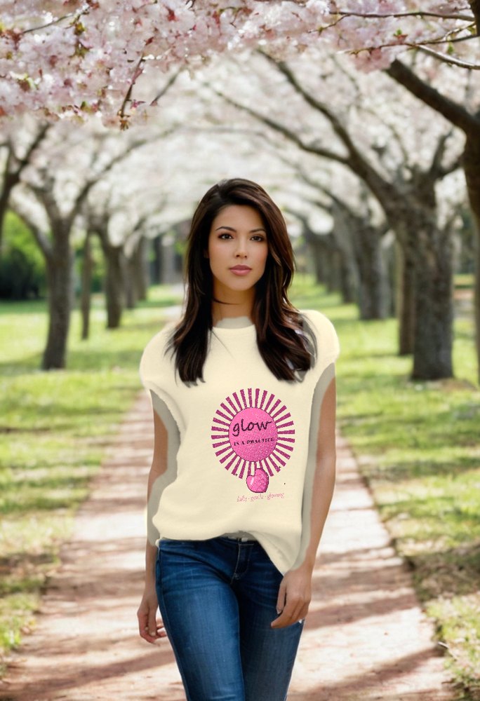 Gorgeous Baddie Glow Is A Practice Boutique Tee White