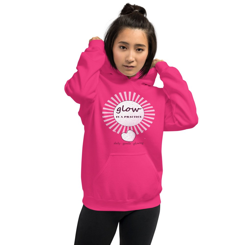 Gorgeous Baddie Glow Is A Practice Boutique Hoodie Front