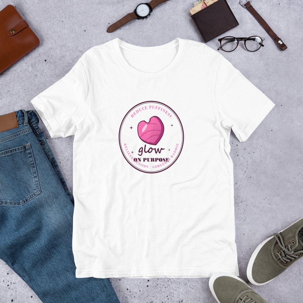 Gorgeous Baddie Glow On Purpose Tee Front