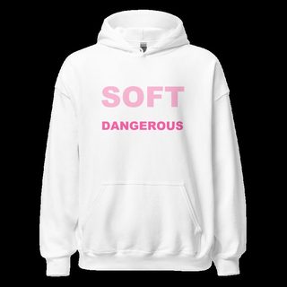 Gorgeous Baddie Soft But Dangerous Hoodie White