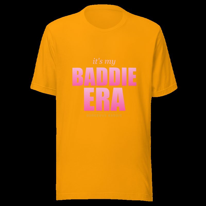 Gorgeous Baddie Baddie Era Tee Gold