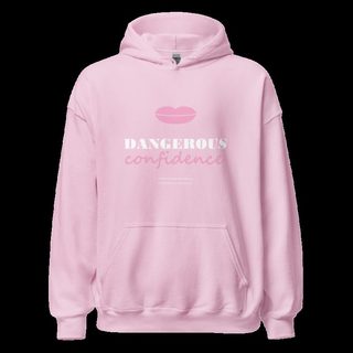 Gorgeous Baddie Dangerous Confidence Lux Hoodie Light Pink