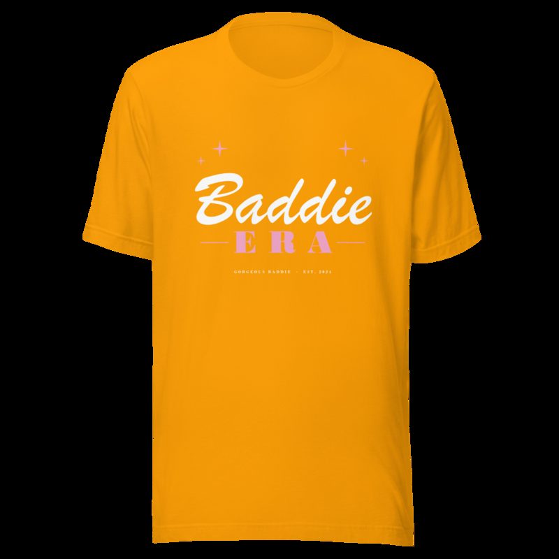 Gorgeous Baddie Baddie Era Lux Tee Gold
