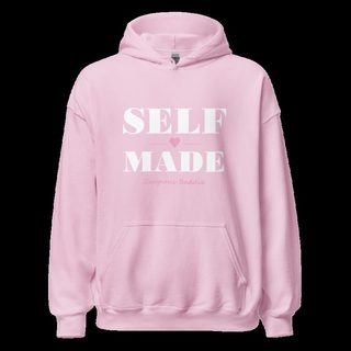 Gorgeous Baddie Self Made Lux Hoodie Light Pink