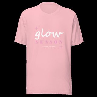 Gorgeous Baddie Glow Season Lux Tee Pink