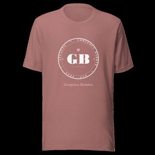 Gorgeous Baddie GB Crest Lux Tee Heather Mauve