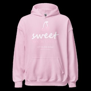 Gorgeous Baddie Sweet On Myself Love Notes Hoodie Light Pink
