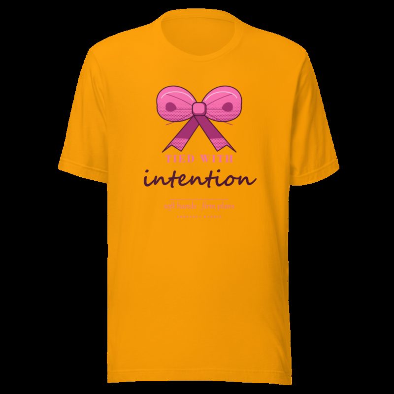Gorgeous Baddie Tied With Intention Boutique Tee White Gold