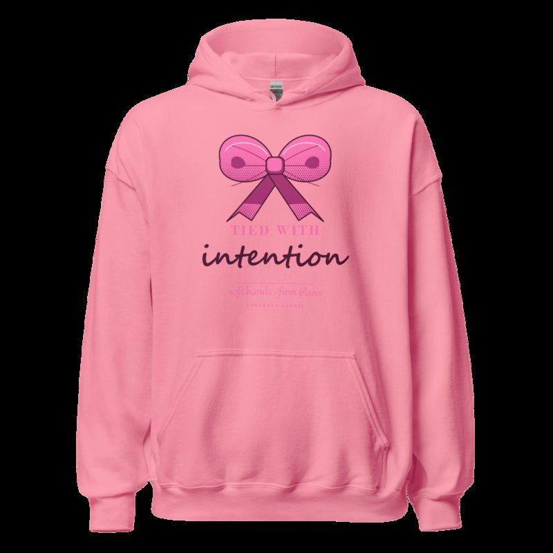 Gorgeous Baddie Tied With Intention Boutique Hoodie White Azalea
