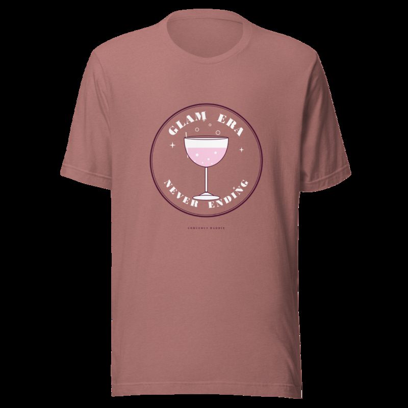 Gorgeous Baddie Glam Era Never Ending Boutique Tee Heather Mauve