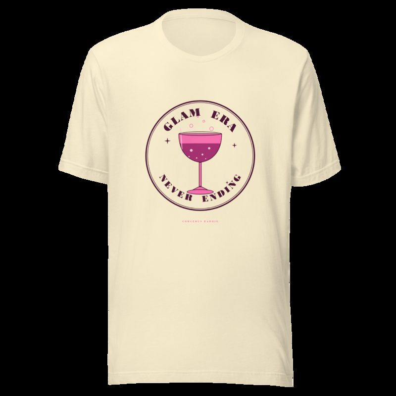 Gorgeous Baddie Glam Era Never Ending Boutique Tee White Natural