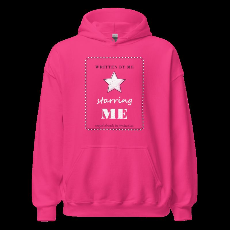 Gorgeous Baddie Written By Me Starring Me Boutique Hoodie Heliconia