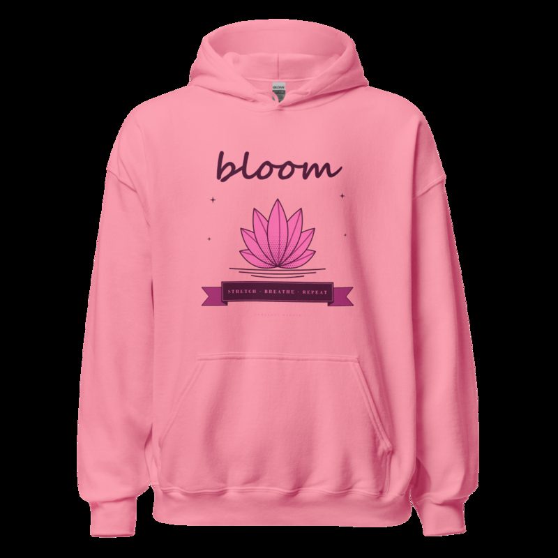 Gorgeous Baddie Stretch Breathe Bloom Boutique Hoodie White Azalea