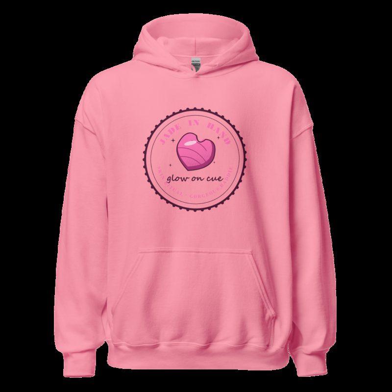 Gorgeous Baddie Jade In Hand Glow Boutique Hoodie White Azalea