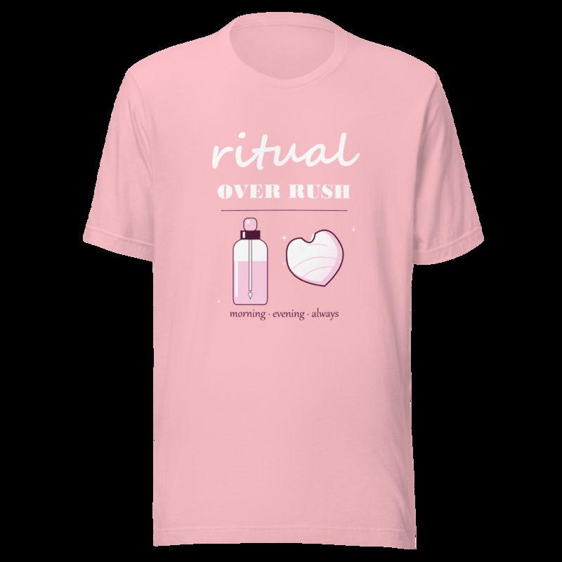 Gorgeous Baddie Ritual Over Rush Boutique Tee Pink