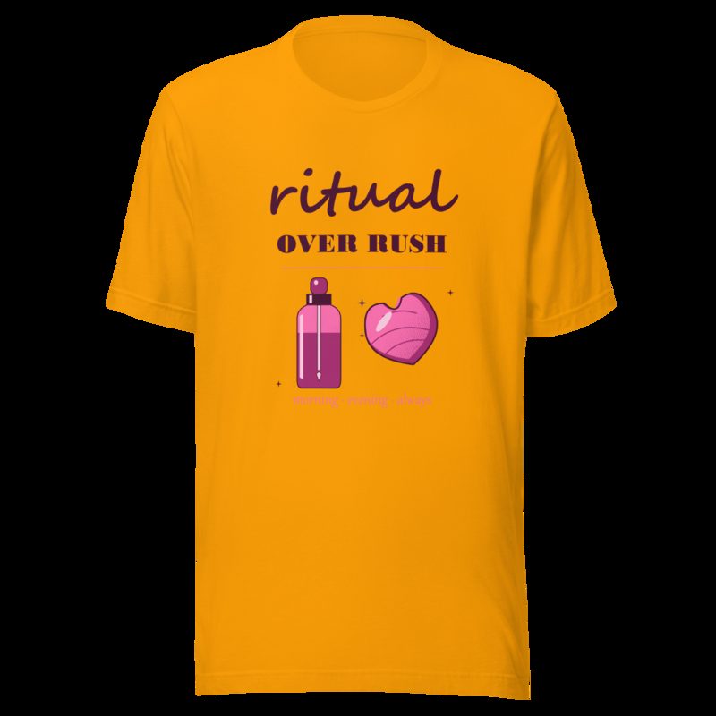 Gorgeous Baddie Ritual Over Rush Boutique Tee White Gold